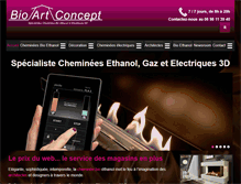 Tablet Screenshot of bioartconcept.com